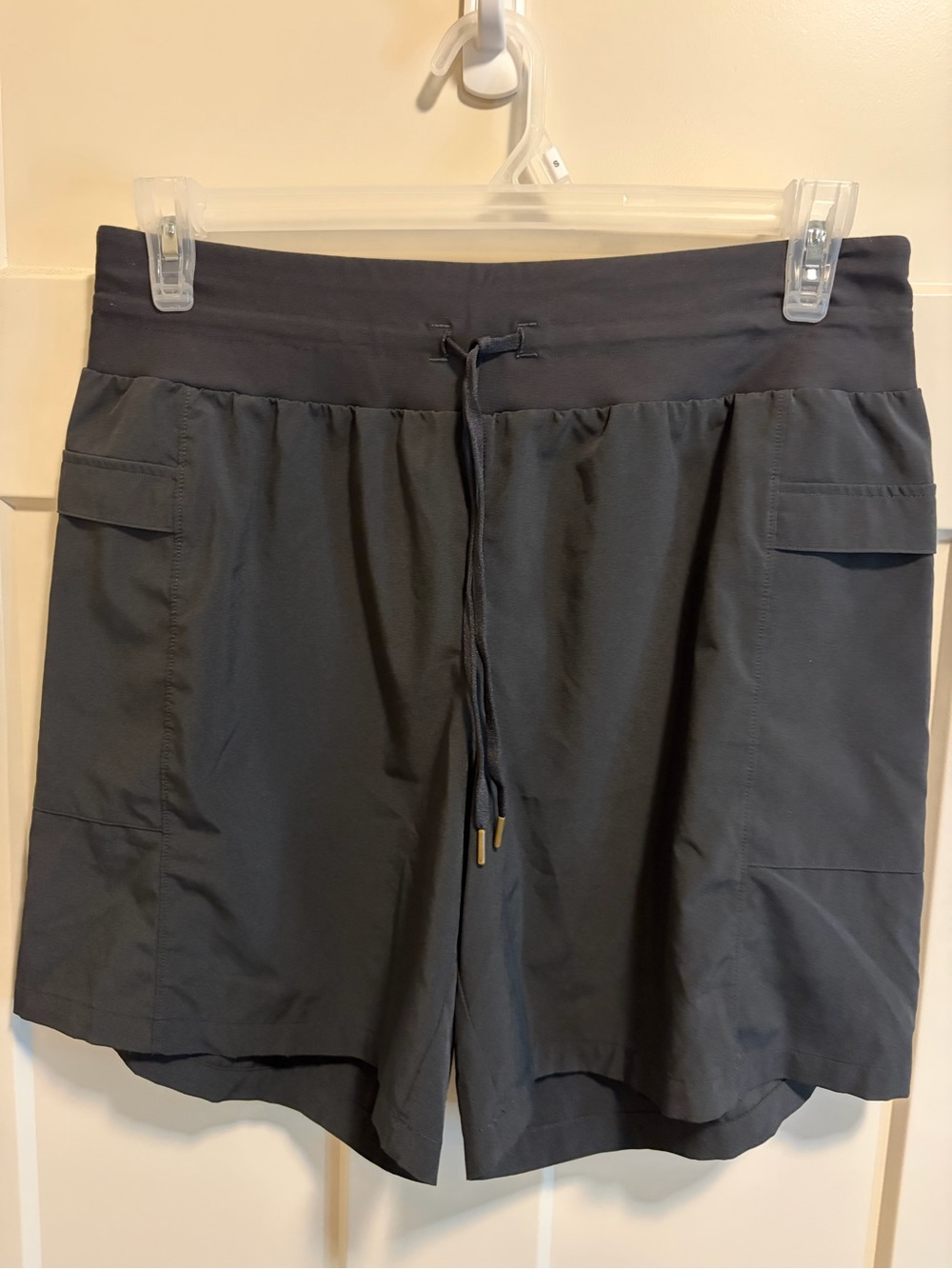 Jockey Black Layered Athletic Shorts with Inner Compression - Picture 2 of 2